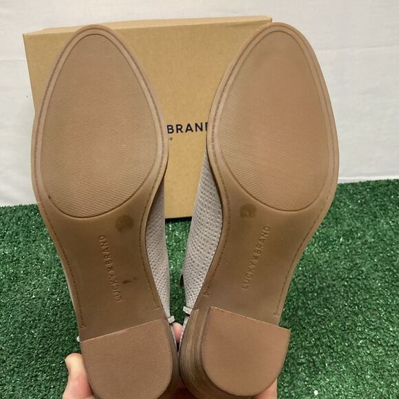 New Lucky Brand Gray Powe Leather Bootie women’s  size 10 (OKPM-07-020) - Picture 5 of 9